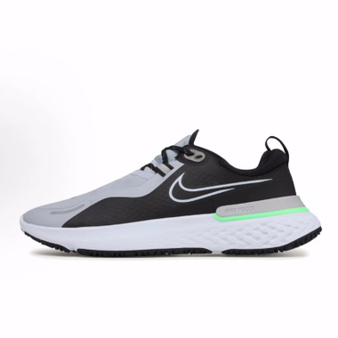 Nike React Miler 1 Shield 缓震 低帮 休闲跑步鞋 男款 灰黑绿