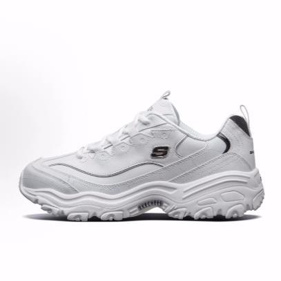 Skechers斯凯奇 D'LITES 1.0 运动  低帮 生活休闲鞋 男款 白色