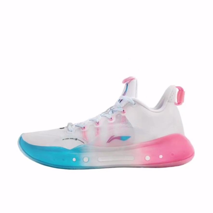 LiNing李宁 驭帅 14 Low 䨻 低帮 实战篮球鞋 男女同款 ABAR123-1