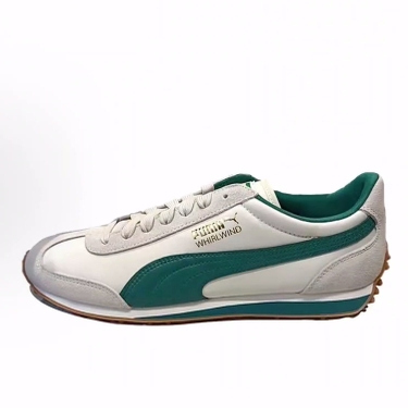 PUMA彪马 Whirlwind Classic 低帮 城市通勤跑步鞋 男款 卡其绿