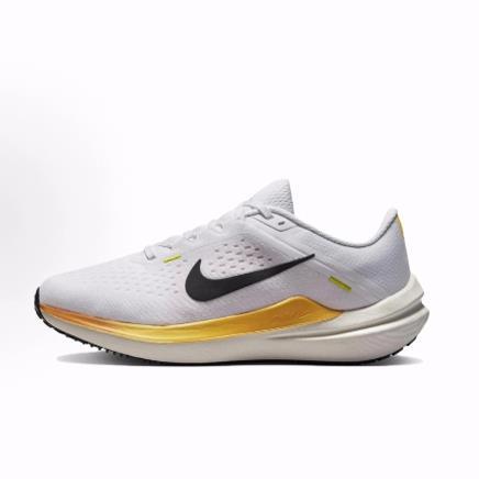 Nike Air Winflo 10 透气 低帮 休闲跑步鞋 女款 白黑黄