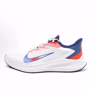 Nike Zoom Winflo 7 低帮 休闲跑步鞋 男女同款 白色