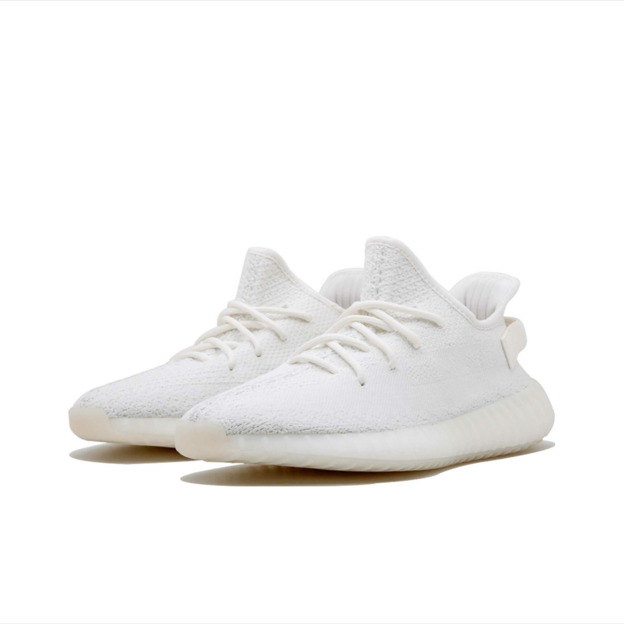 adidas yeezy 350 v2 纯白 冰淇淋 椰子 跑步鞋cp9366 hq6316