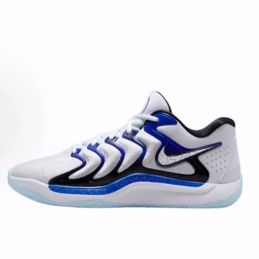 Nike KD 17 “Penny” 圆头系带 低帮 篮球鞋 男款 银黑