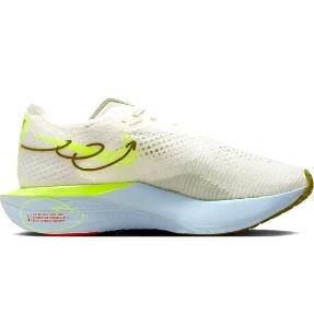 Nike ZoomX Vaporfly 3  低帮跑步鞋 女款 白黄色