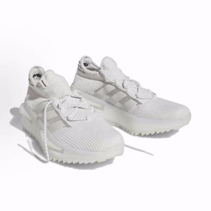 adidas originals NMD S1  低帮 生活休闲鞋 男女同款 白灰