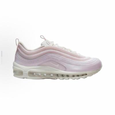 Nike Air Max 97 复古 易穿 低帮 生活休闲鞋女款 粉白DX0137-600
