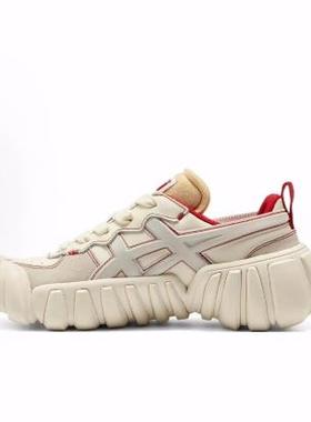 Onitsuka Tiger鬼塚虎 Dentigre LS 低帮跑步鞋 男女同款 白色