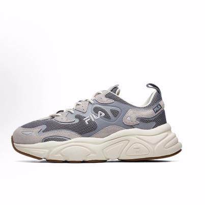 FILA斐乐 Casual 火星鞋 运动舒适 低帮 生活休闲鞋 男款 灰褐白