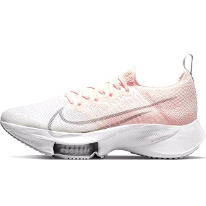 Nike Air Zoom Tempo Next% 低帮 训练跑步鞋 女款 白银粉