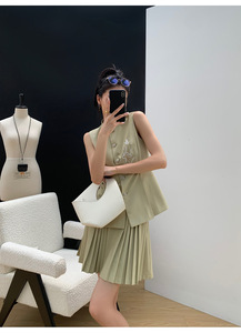 ICELOLLY超好看新中式国风马甲2024新款女夏外穿马夹背心无袖上衣