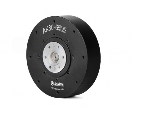 T-MOTOR 机器人外骨骼机械臂关节伺服电机 带减速编码器驱动 AK80