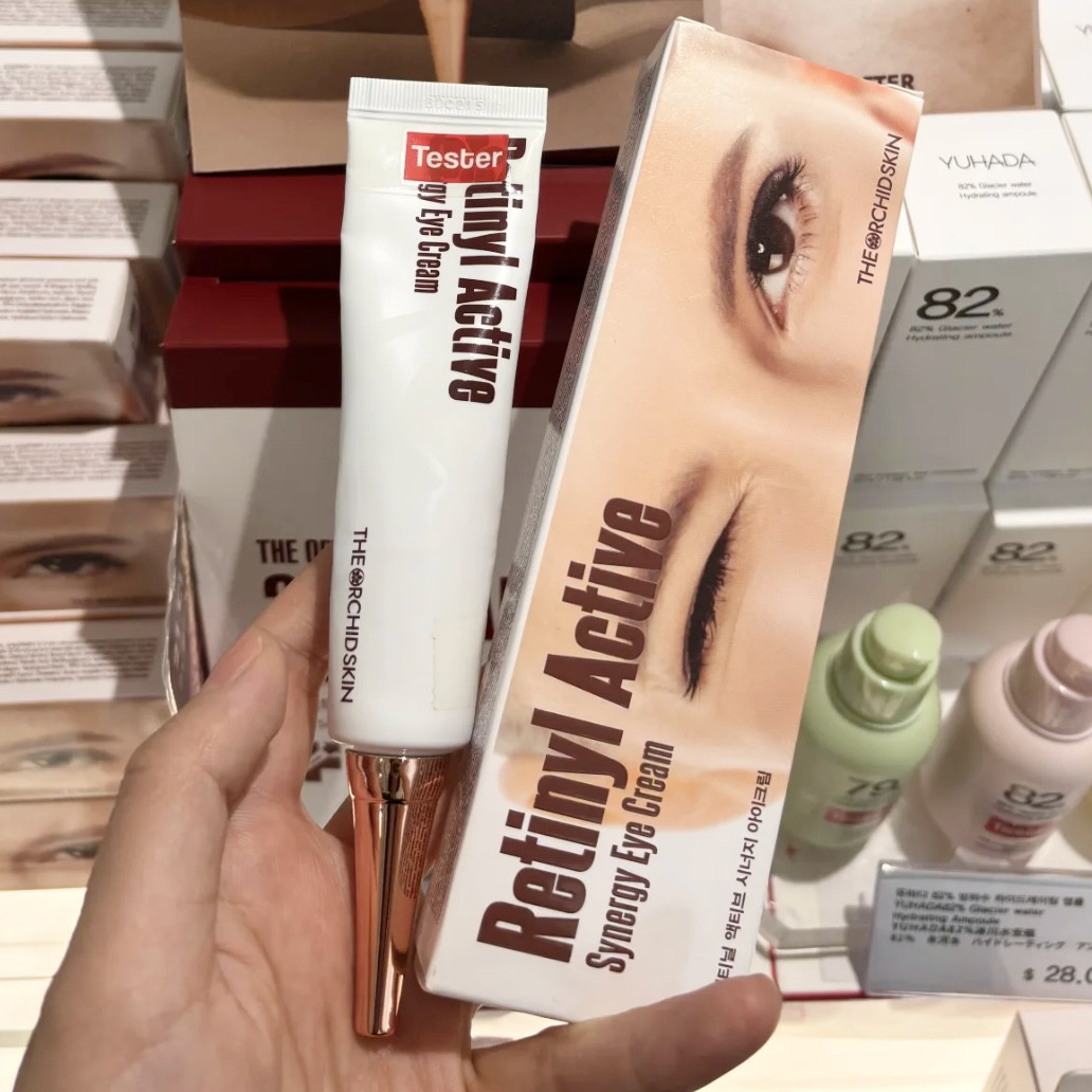 韩国蒂欧丝大白针眼霜视黄醇淡细纹黑眼圈抗衰老舒缓焕亮30ml正品