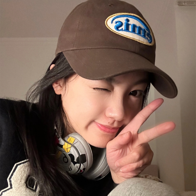 韩国专柜正品Emis明星同款ins风软顶刺绣男女情侣字母休闲棒球帽图片