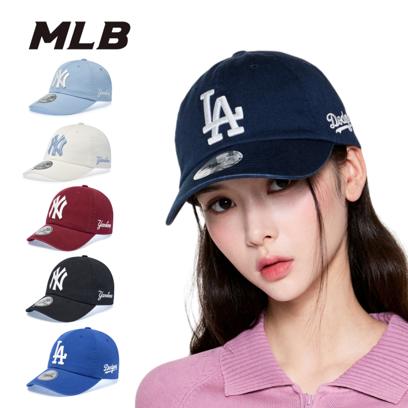 韩国MLB专柜正品新款字母大标Karina同款棒球帽鸭舌潮帽3ACPB245N