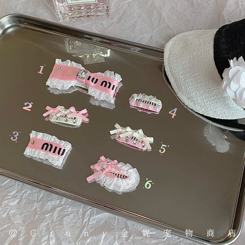Ginny原创手工迷你宠物碎发bb夹