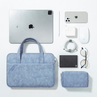 平板收纳包适用ipadpro内胆包ipadair4/3保护包华为matepad外带电脑包ipadmini6袋子11寸可放键盘ipad手提包
