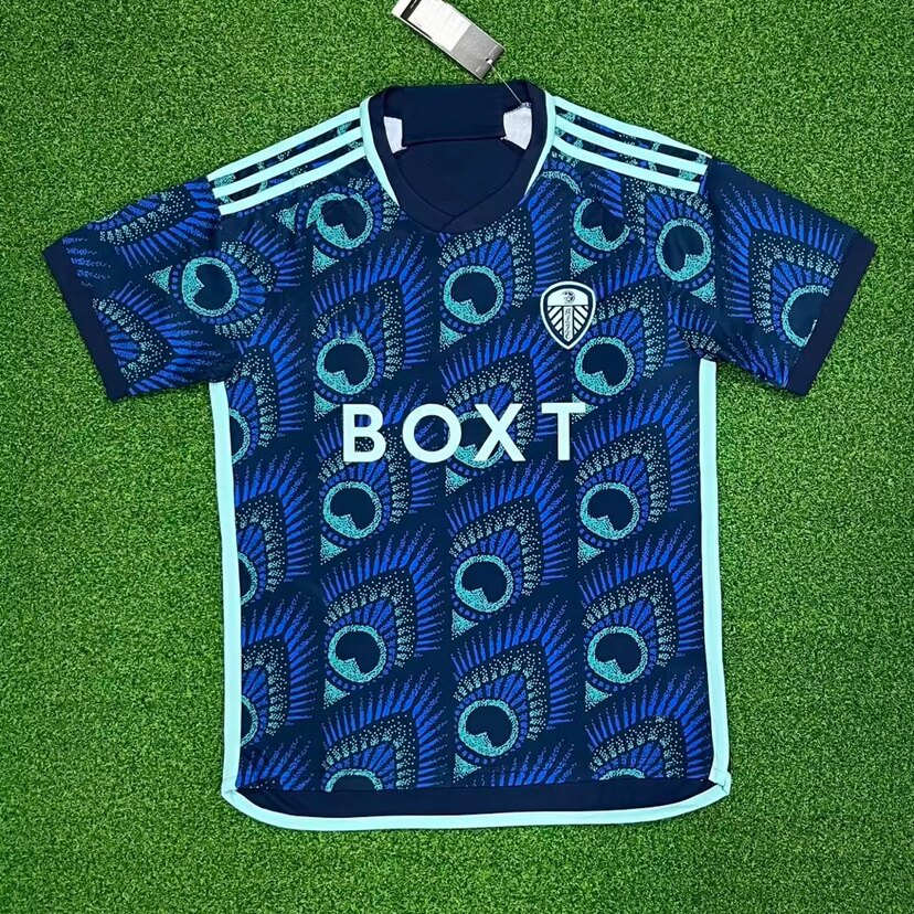 2324利兹联球衣客场短袖足球服 soccer jersey football shirt