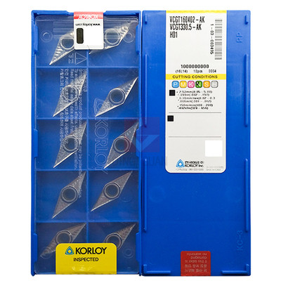 35度数控刀片VCGT160402-AK VCGT160404-AK VCGT160408-AK H01