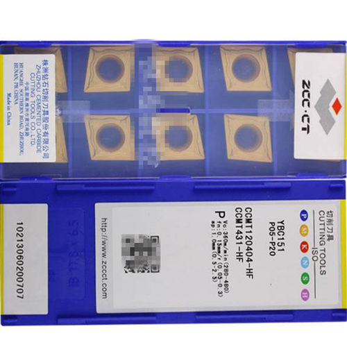 株洲菱形镗孔内数控刀片CCMT120404-HF YBC151 YBC251