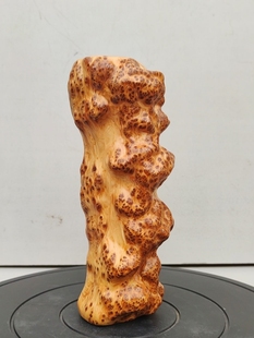 2.9斤 长27厘米 1号太行崖柏爆满瘤花风水柱 横财摆件