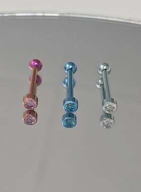 钛合金舌钉可喝酒内螺旋
