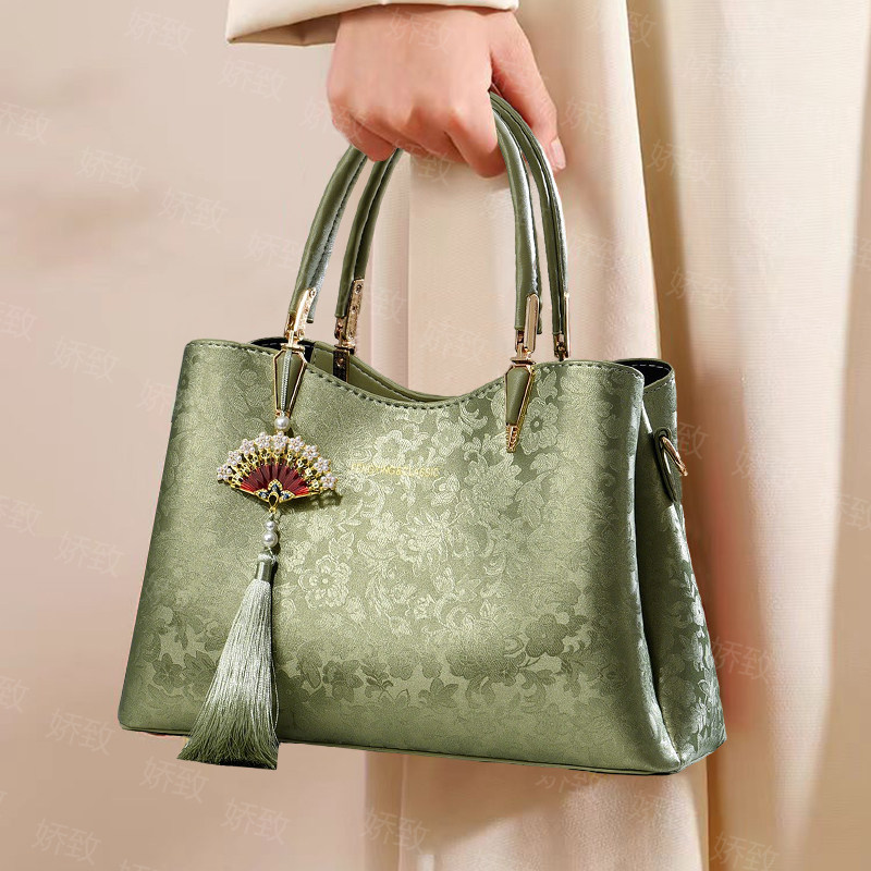 母亲节礼物送妈妈实用2025新款国风女包手提包斜挎时尚中年妈妈包