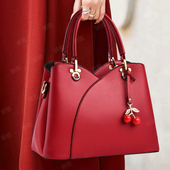 红色包包喜宴手提包女士大气新娘婚包大容量高级感2026新款 斜挎包