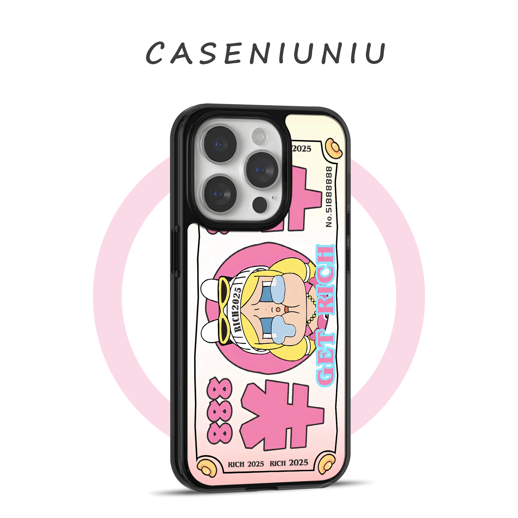 crybaby哭娃 适用于苹果16promax手机壳磁吸iPhone15磁吸支架14新款超好看13小众高级感12可爱全包磨砂手机壳