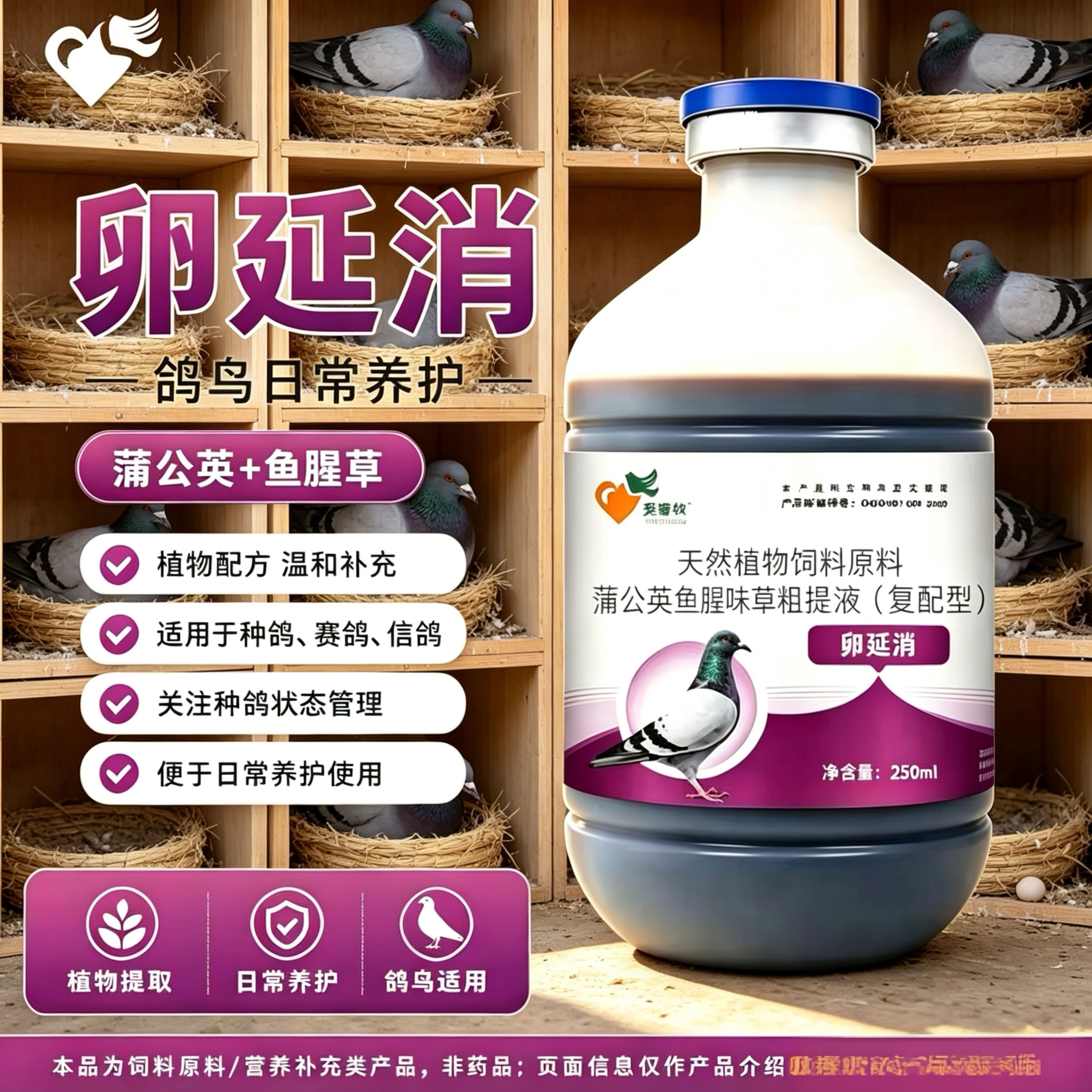 卵延消梳卵管消焱鸽鸟通用