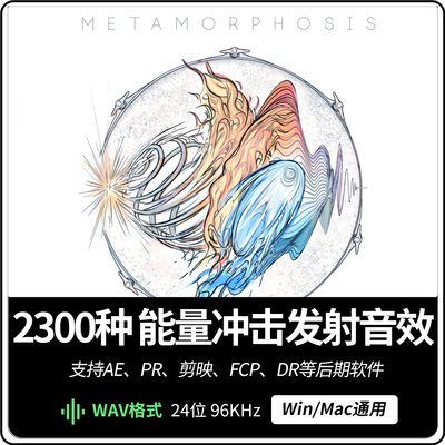Metamorphosis 预告片声音设计震动飞掠冲击音效