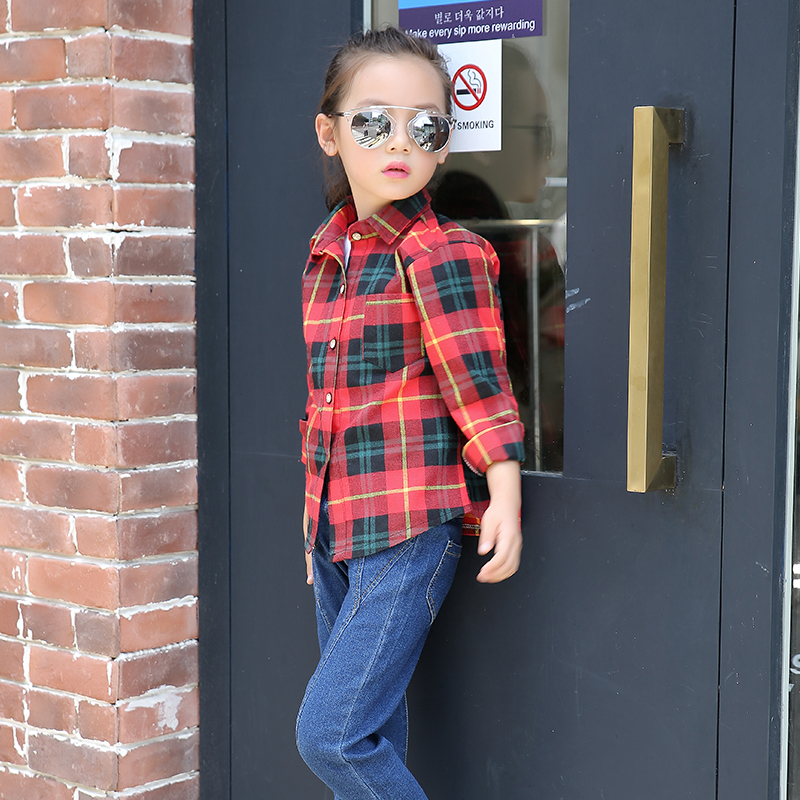 Chemise fille à manche longue - Ref 2084738 Image 1