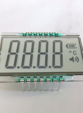 HTN超宽温段式温度液晶屏4位8字段码lcd液晶显示屏GDC06113可定制