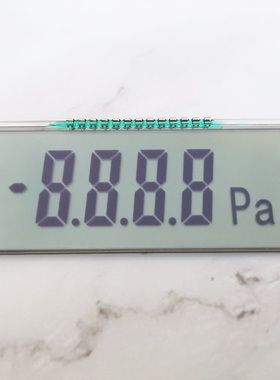 宽视角4位8字段式lcd屏直插式FSTN段码液晶屏压力显示屏QYF05408