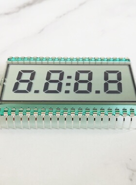 奇耘电子TN型4位8字7段式LCD数码管时钟显示屏断码液晶屏EDC190