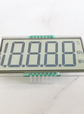 大连奇耘超宽温4位半段码式LCD液晶屏温度压力仪表显示屏GDH00894