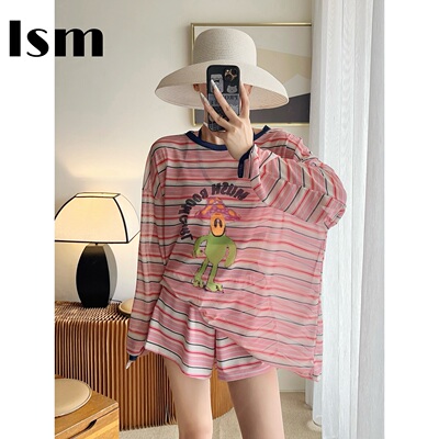 2025新款分体平角泳衣三件套