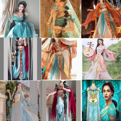 出租飞天茉莉公主表演服租赁