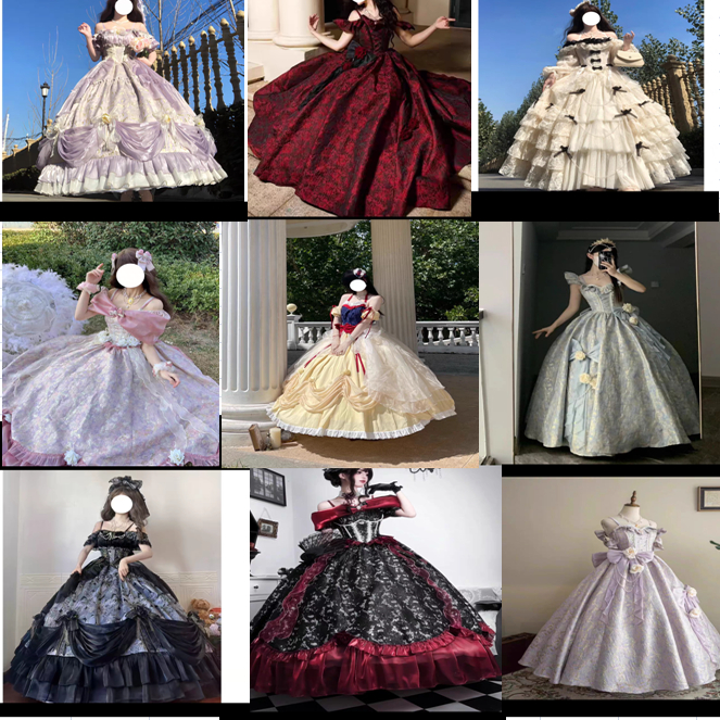 出租洛丽塔公主裙轻奢浅紫色