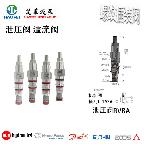 太阳液压阀RV系列多型号可选