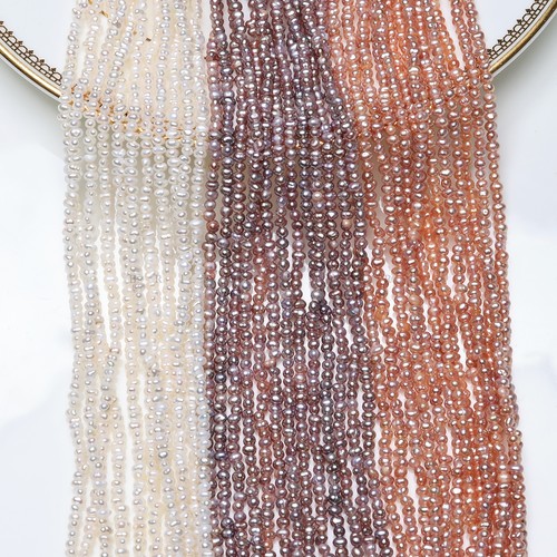 【极细baby链】2mm天然淡水小珠