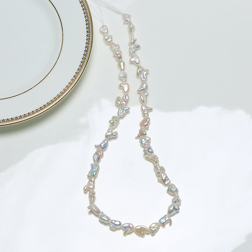 天然淡水巴洛克稀有特殊形状极光