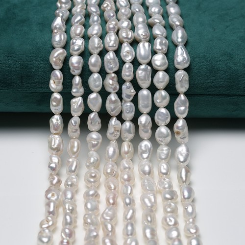 天然淡水珍珠无核厚keshi克旭链