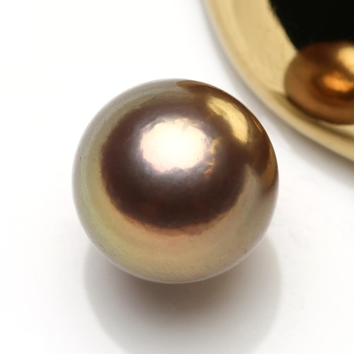 天然淡水珍珠彩云6A正圆天然色