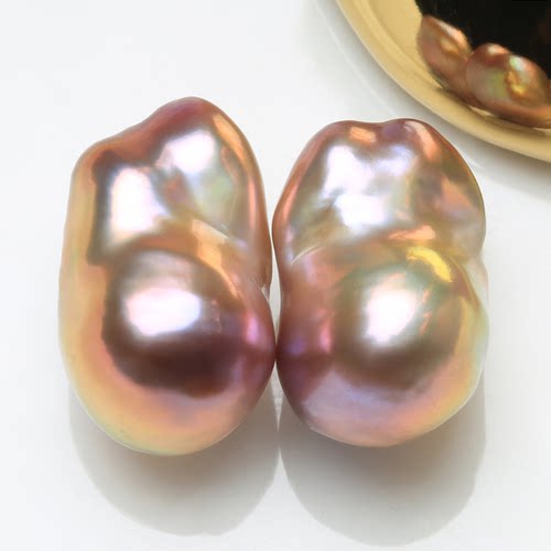 天然淡水珍珠牛油果炫巴配对清仓