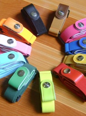 2014爆款装饰腰带牛皮修身松紧可调节儿童男女通用皮带细韩版时尚