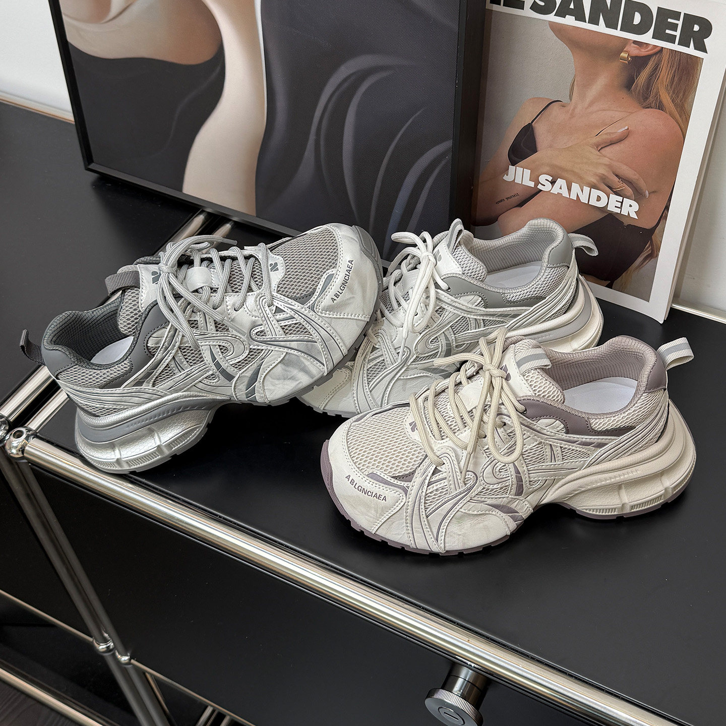 歌诗茵真皮老爹鞋女2026春季新款网面透气休闲鞋百搭厚底运动潮鞋,女鞋,时尚休闲鞋,淘宝优惠券,粉丝福利购,淘宝优惠卷