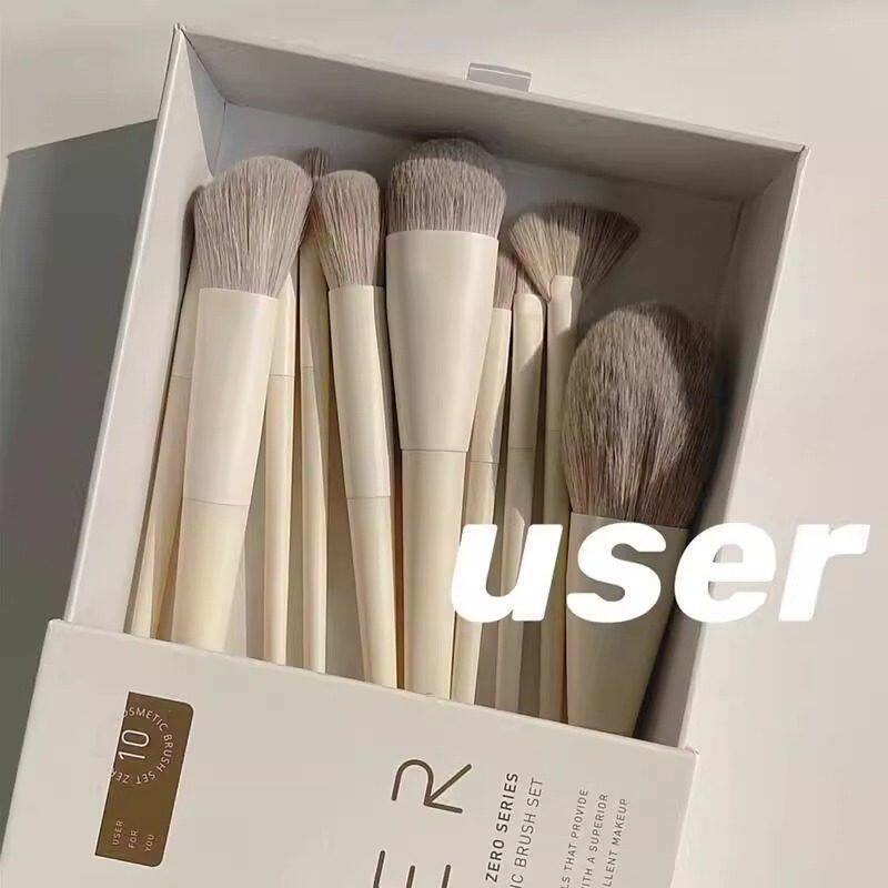 莫兰迪化妆刷user零度遮瑕眼影刷腮红化妆师软毛刷子眼部套刷彩妆