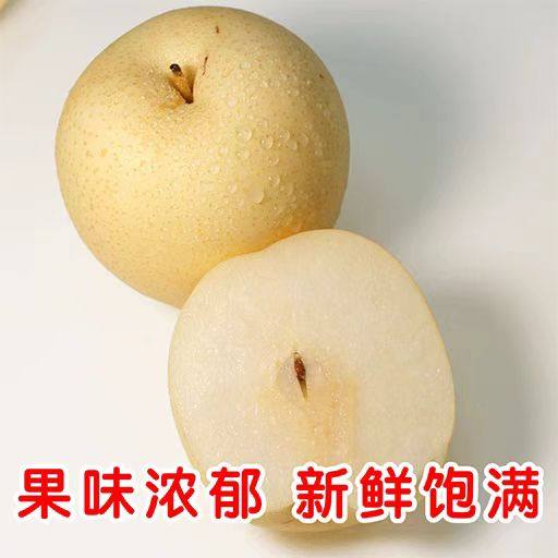 梨子水果皇冠梨脆甜黄冠梨河北正宗皇冠梨酥脆甜多汁新鲜水果当季