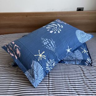 100%全棉枕套百分百纯棉儿童小30 50宿舍40*60cm成人48*74CM特大